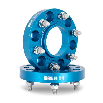 Mishimoto - Mishimoto BNWS-004-300BL Wheel Spacers 6X139.7 106mm M12x1.5 1.20" Blue