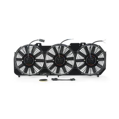 Mishimoto - Mishimoto MMFS-XJ-89BK Alu. Fan Shroud Black for 89-01 Jeep Cherokee XJ