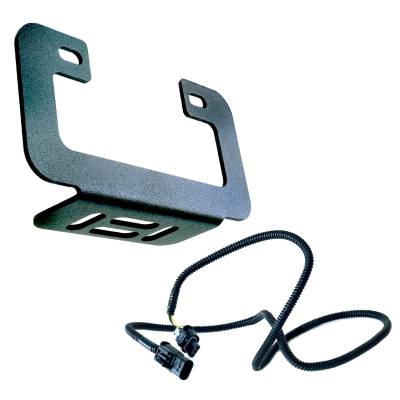 TrailFX - TrailFX FLDB010SP Bumper Relocation Kit Black Steel Moves Adaptive Cruise Ctrl