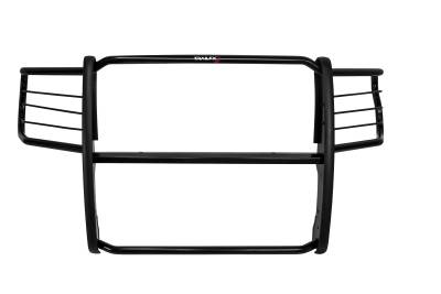 TrailFX - TrailFX E0045T Grille Guard Gloss Black Steel 1.5" w/Brush Guard