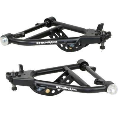 Ridetech - Ridetech 11012899 Front Lower StrongArms Tubular Control Arms for 55-57 Bel Air