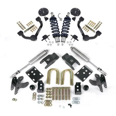Ridetech - Ridetech 12290110 3" Front Suspension Lowering Kit for 15-24 Ford F150 2WD