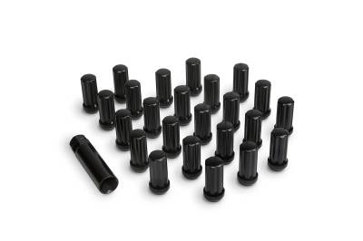 ICON Alloys - ICON Alloys 89141524B Black Lug Nut Kit 14x1.5 24 Count w/Key