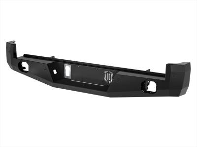 ICON Impact Series Offroad Armor - Icon 56221 Rear Impact Bumper for 16-23 Toyota Tacoma