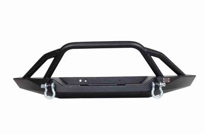 Fishbone Offroad - Fishbone Offroad FB22060 Front Winch Bumper w/Grille Guard for 84-01 Cherokee