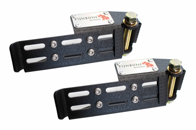 Fishbone Offroad - Fishbone Offroad FB21268 Foot Peg Set for 07+ Jeep Gladiator/Wrangler JK/JL/JT