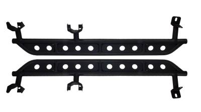 Fishbone Offroad - Fishbone Offroad FB23083 Front Step Sliders for 18+ Jeep Wrangler JLU