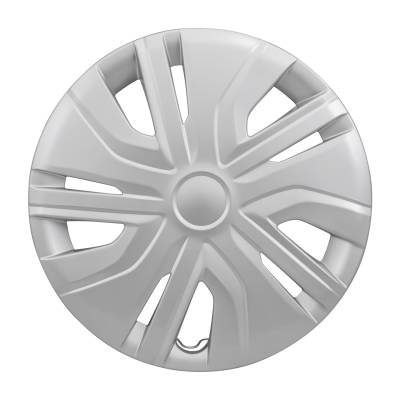 Coast To Coast - Coast To Coast IWC49514S Silver 14" 10-Spoke Plastic Wheel Cover Set