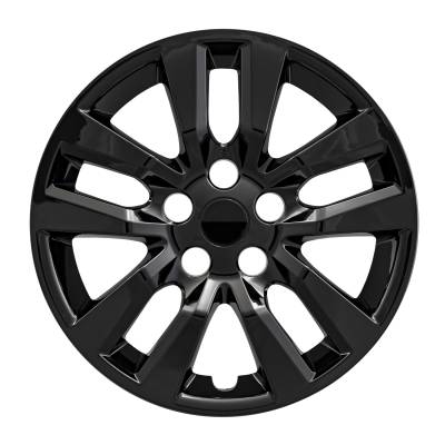 Coast To Coast - Coast To Coast IWC50516BLK Gloss Black 16" 10-Spoke Bolt-On Wheel Cover