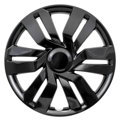 Coast To Coast - Coast To Coast IWC53417BLK Wheel Cover 17" 6-Double-Spoke Gloss Black 4pc