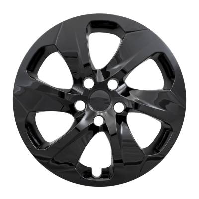 Coast To Coast - Coast To Coast IWC53917BLK Wheel Cover 17" 6-Spoke Gloss Black Plastic 4pc