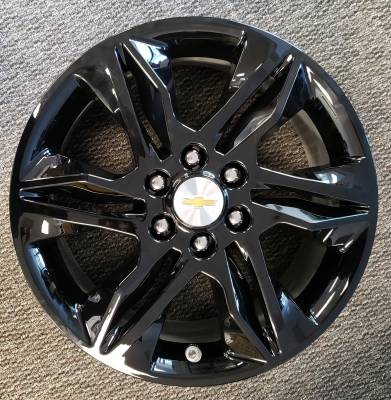 Coast To Coast - Coast To Coast IWCIMP438BLK 18" 6 Split-Spoke Gloss Black Wheel Skins 4pc