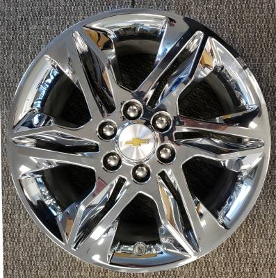 Coast To Coast - Coast To Coast IWCIMP438X 18" 6 Split-Spoke Chrome Wheel Skins 4pc