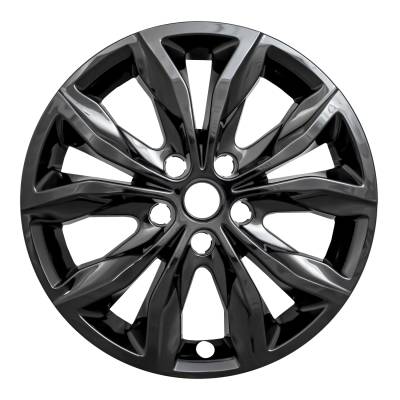 Coast To Coast - Coast To Coast IWCIMP440BLK 17" 5 Split-Spoke Gloss Black Snap-On Skins 4Pc