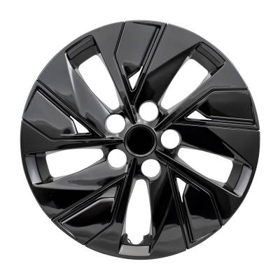 Coast To Coast - Coast To Coast IWC53816BLK 16" 5 Split Spoke Gloss Black ABS Wheel Cover 4pc