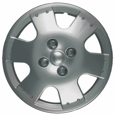Coast To Coast - Coast To Coast IWC19314S 14" Wheel Cover 6 Spoke Silver Plastic 4Pc