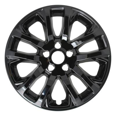 Coast To Coast - Coast To Coast IMP457BLK Wheel Skin 17" 5 Double Spoke Gloss Black ABS 4pc