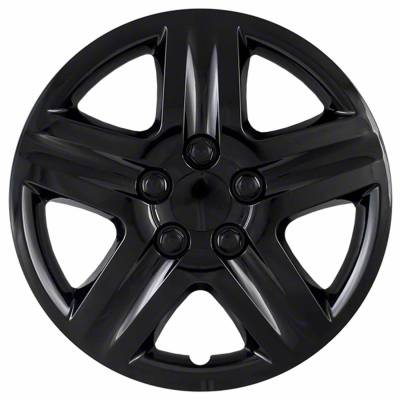 Coast To Coast - Coast To Coast IWC43116BLK 16" Wheel Cover 5 Spoke Snap-On Gloss Black 4pc