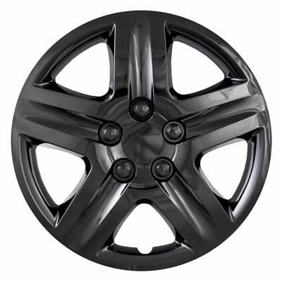 Coast To Coast - Coast To Coast IWC43117BLK 17" Wheel Cover 5 Spoke Snap-On Gloss Black 4pc
