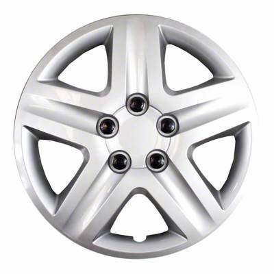 Coast To Coast - Coast To Coast IWC43117S Wheel Cover 17" 5 Spoke Snap-On Silver ABS 4pc