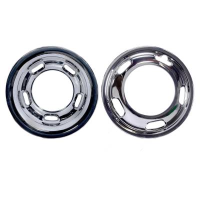 Coast To Coast - Coast To Coast IWCN9010 Wheel Simulator 17"Chrome ABS Push-On 4Pc w/o Center Cap