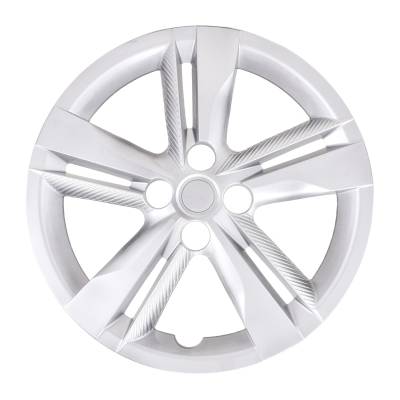 Coast To Coast - Coast To Coast IWC55216S 16" 5 Double Spoke Silver Wheel Cover 4Pc