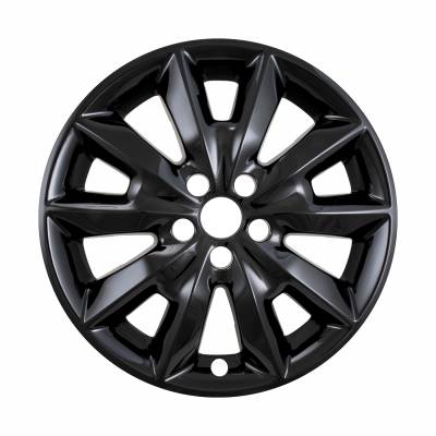 Coast To Coast - Coast To Coast IWCIMP481BLK 18" 10 Spoke Gloss Black Wheel Skin 4pc