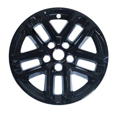 Coast To Coast - Coast To Coast IWCIMP482BLK 18" Snap-On Wheel Covers Gloss Black 4Pc 5-Y Spokes