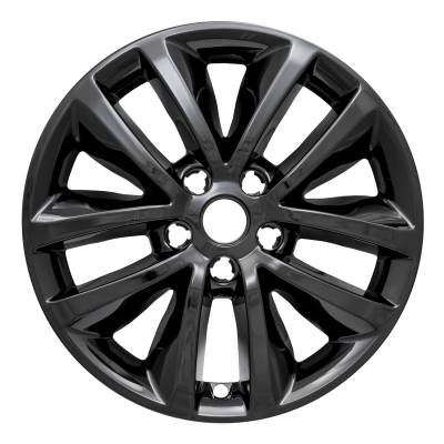 Coast To Coast - Coast To Coast IWCIMP399BLK 17" Wheel Skin 10 Spokes Gloss Black Snap-On 4pc