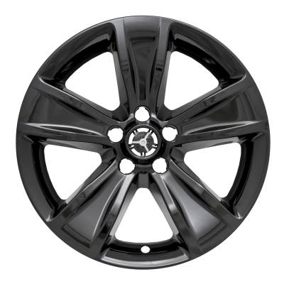 Coast To Coast - Coast To Coast IWCIMP401BLK 18" 5-Spoke Snap-On Wheel Skin Gloss Black 4pc