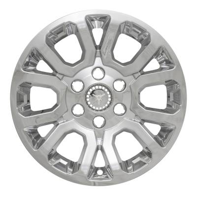Coast To Coast - Coast To Coast IWCIMP404X 18" 6 Double-Spoke Snap-On Wheel Skin Chrome 4pc
