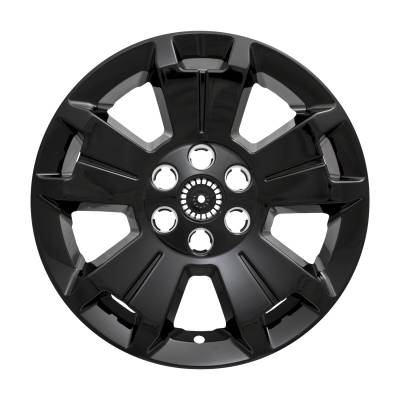 Coast To Coast - Coast To Coast IWCIMP405BLK 17" 5-Spoke Snap-On Wheel Skin Gloss Black 4pc