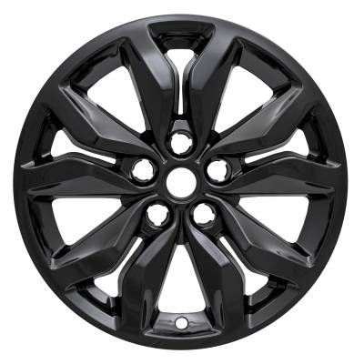 Coast To Coast - Coast To Coast IWCIMP407BLK 18" 10-Spoke Snap-On Wheel Skin Gloss Black 4pc