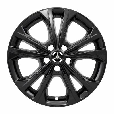 Coast To Coast - Coast To Coast IWCIMP414BLK 17" 5 Double-Spoke Snap-On Wheel Skin Black 4pc