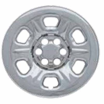Coast To Coast - Coast To Coast IWCIMP71X 15" 6 Dimpled-Spoke Snap-On Wheel Skin Chrome 4pc