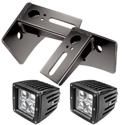 Oracle Lighting - Oracle 2142-504 Lower Windshield Mount Brackets w/Lights Combo