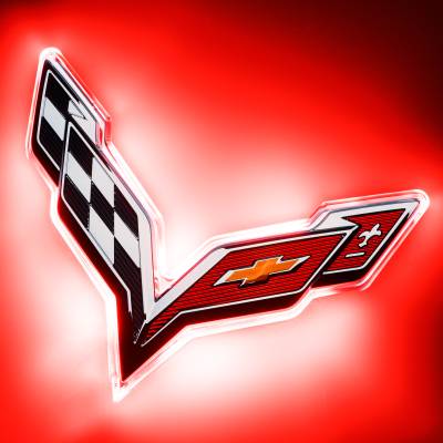 Oracle Lighting - Oracle 3633-003 Red Rear Illuminated Emblem Single Intensity