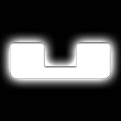 Oracle Lighting - Oracle 3140-U-001 Universal Illuminated LED Letter Badges Matte White Finish "U"