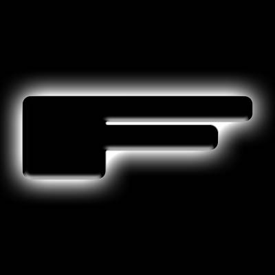 Oracle Lighting - Oracle 3141-F-001 Universal Illuminated LED Letter Badges Matte Black Finish "F"