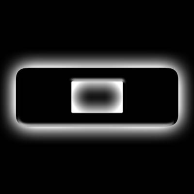 Oracle Lighting - Oracle 3141-O-001 Universal Illuminated LED Letter Badges Matte Black Finish "O"