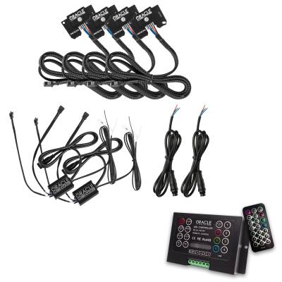 Oracle Lighting - Oracle 1346-333 ColorSHIFT RGB+W DRL Upgrade for Jeep Wrangler JL & JT