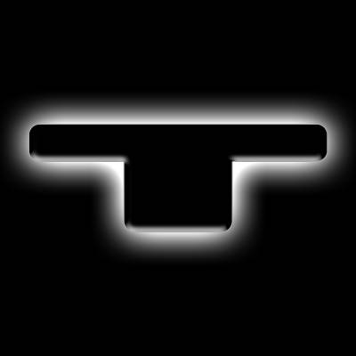 Oracle Lighting - Oracle 3141-T-001 Universal Illuminated LED Letter Badges Matte Black Finish "T"