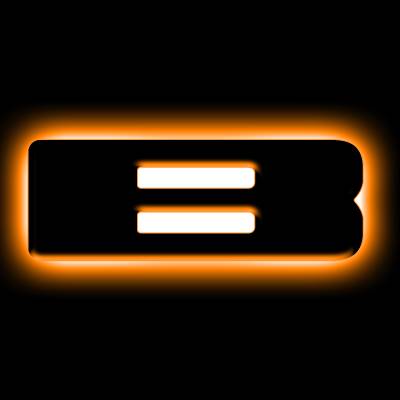 Oracle Lighting - Oracle 3141-B-005 Universal Illuminated LED Letter Badges Matte Black Finish "B"