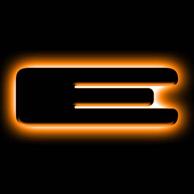 Oracle Lighting - Oracle 3141-E-005 Universal Illuminated LED Letter Badges Matte Black Finish "E"