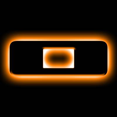 Oracle Lighting - Oracle 3141-O-005 Universal Illuminated LED Letter Badges Matte Black Finish "O"