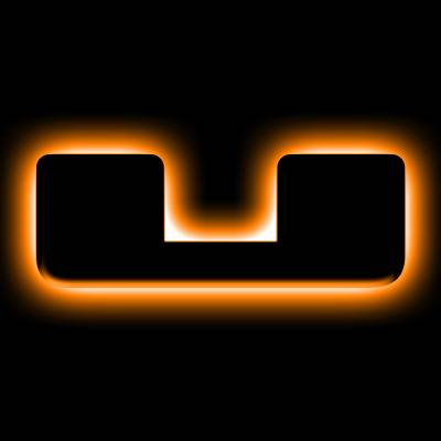 Oracle Lighting - Oracle 3141-U-005 Universal Illuminated LED Letter Badges Matte Black Finish "U"