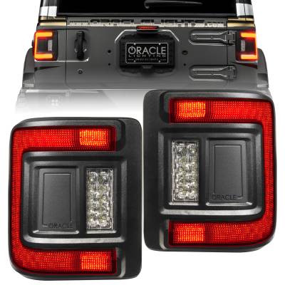 Oracle Lighting - Oracle 5884-504-T Black Series Flush Mount LED Taillights for Jeep Wrangler JL