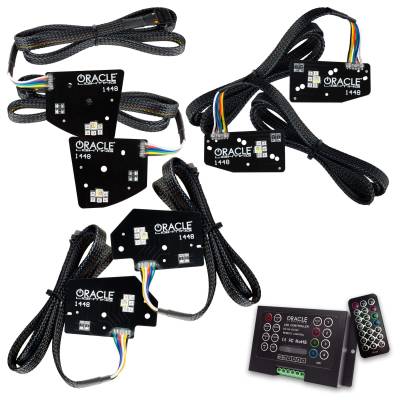 Oracle Lighting - Oracle 1448-333 ColorSHIFT RGBW+A LED Projector Headlight DRL Upgrade Kit