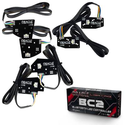 Oracle Lighting - Oracle 1448-335 ColorSHIFT RGBW+A LED Projector Headlight DRL Upgrade 19-21 Ram