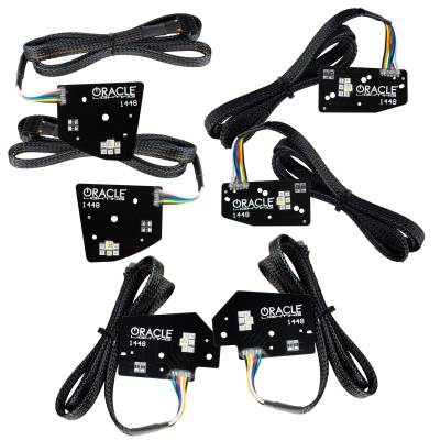 Oracle Lighting - Oracle 1448-339 ColorSHIFT RGBW+A LED Projector Headlight DRL for 19-21 Ram